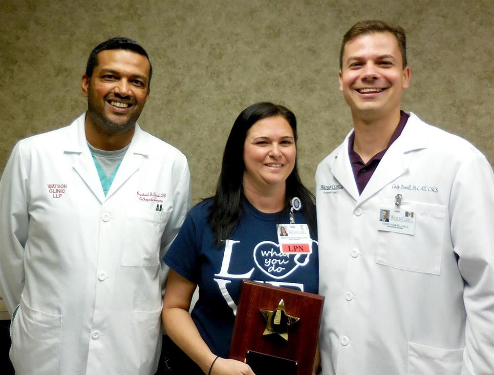 Watson Clinic Announces March 2018 PEER Award Winner Watson Clinic LLP